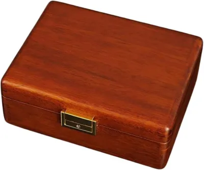 Wholesale European Style Solid Wood Single Layer Jewelry Box Portable Earrings Rings Quality Storage Box Jewelry Packaging