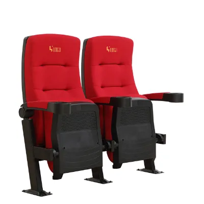 Hongji HJ93B Factory Wholesale Cinema Durable Seat With Cup Holder