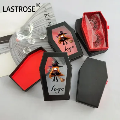 New Arrival Coffin Lash Gift Box Wholesale Packaging Box Luxury Eyelash Packaging Box