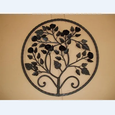 Wrought Iron Rosettes Use on Gate