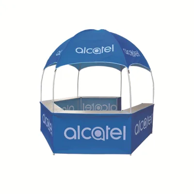 Custom 3m X 3m Iron Pipe Frame Advertising Tent Dome Display Cabinet Portable Exhibition Tent