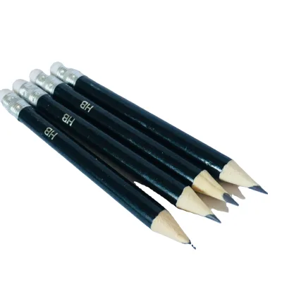 Mini Standard HB Pencil 3.5"pencil with Eraser Special Small Golf Pencil for Kids Writing