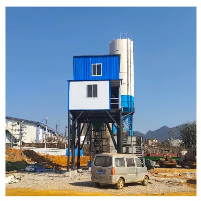 60 M3/h SICOMA Mixer Concrete Batching Plant Concrete Mixing Plant