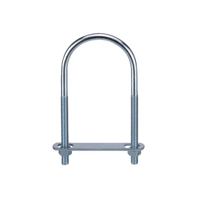 Zinc Plated Steel Bracket Galvanized U Bolt with Plate and Nuts