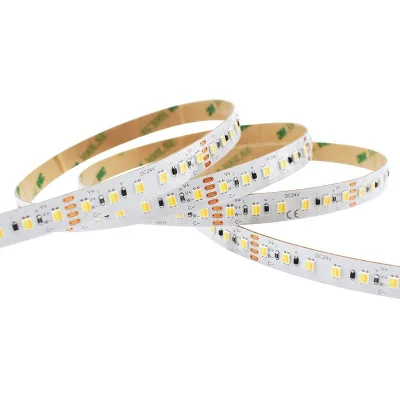 SMD 2835 Dual Color Cct Led Strip Lights 120leds/m 2 in 1 LED Strip Light Decoration 20m Using CC LED Strip