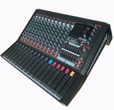 KCT-6012 Professional Mixing Console KTV Mixer Console Audio 10-way USB Digital Mixing Console Audio Mixer Professional
