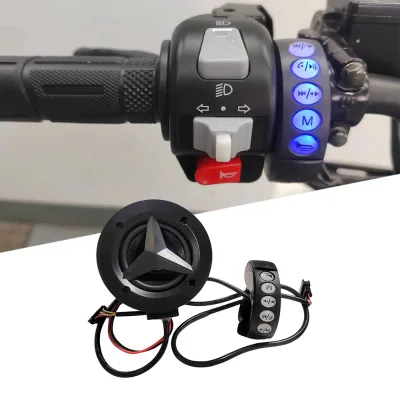 12DC Motorcycle Replacement Black Full Range Speakers Audio Systems Loudspeaker Box