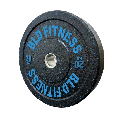 BLD Colorful Granule Bumper Plate Barbell Gym Fitness Training Equipment Specifically Designed for Competitive Training