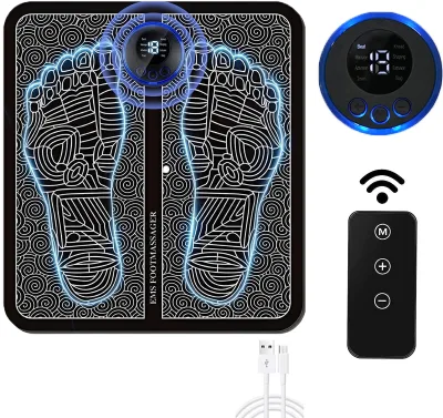 With Remote Control Ems Foot Massager Mat Electric Usb Charging Smart