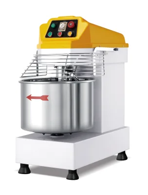 Commercial 25kg Spiral Dough Mixer Electric Flour Kneading Machine Heavy Duty Bakery Equipment for Bread Pizza Dough