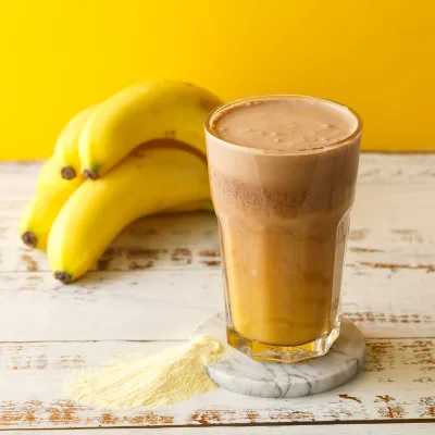 High Quality JAKIM HALAL Banana Flavored Powder 1kg/Pack Sweet for Bubble Tea Boba Tea Topping Dessert Flavoring