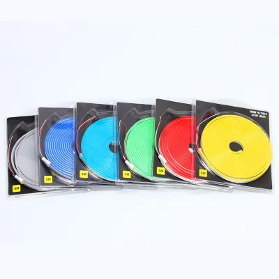 5M DC12V LED Neon Sign Retail Blister Kit 2835SMD 120LEDs Waterproof Flex LED Neon Light