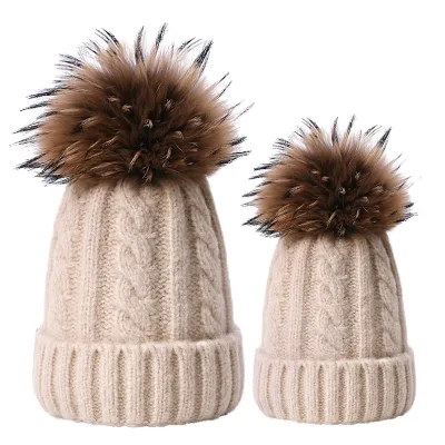 Fashion Design Winter Computer Knitted Spandex/Polyester Beanie Hat Women's Adult Warm Common Fabric Travel Beach & Business Use