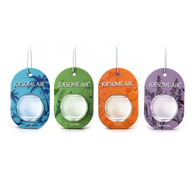 OEM Car Air Freshener Ventilated Membrane Hanging Diffuser Long Lasting Fresh Fragrance Multiple Scents Optional