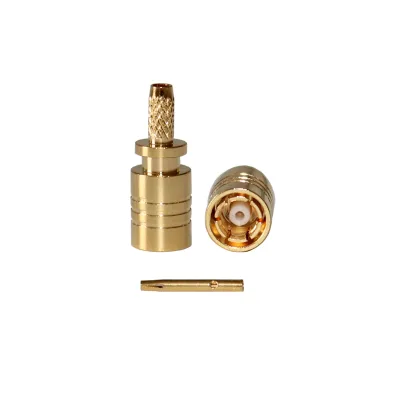 Brand Manufacturers All Copper Gold-plated SMB-C-K1.5 Coaxial Connector SMB Male Connector for RG316 RG174 Cable