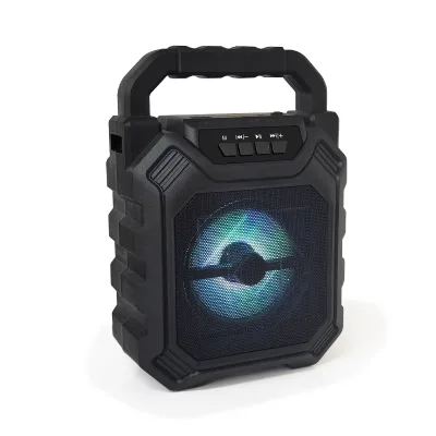 Small Bluetooth Speaker Portable Speaker Waterproof Radio  RGB LED Portable Bluetooth Speaker With Remote