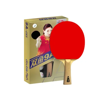 Professional Offensive Double Fish 9A Table Tennis Racket 5 Layers Ping Pong Bat Pimples in Rubber