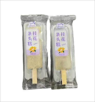 Wholesale Delicious Sweets Desserts Tiaotou Cake 50g Glutinous Rice bar with Red Bean Paste and Black Sesame Flavor Mochi