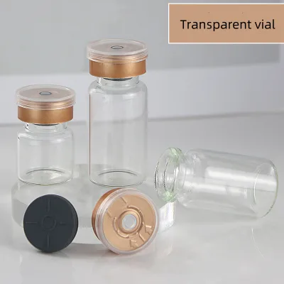 Low MOQ Stock Custom Luxury Empty Vials Mini Glass Vials 3ML 5ML 10ML