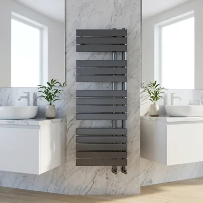 BODE Chrome Mild Steel Modern Bathroom Towel Radiator Heater for Apartment Use