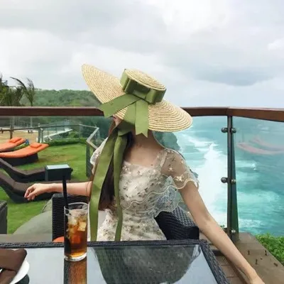 Wholesale Summer Beach Hats Wide Brim UV Protection Simple Design for Outdoor Party Travel Sports Plain Straw Hats Vietnam