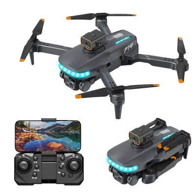 P14 Mini Drone 8k Profesional 4K HD Camera Obstacle Avoidance Foldable Quadcopter Aerial Photography Brushless Motor GPS Drone