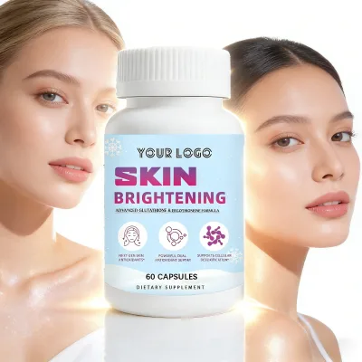 Private Label Beauty Supplements Skin Brightening Capsules Whitening Capsules for Hair Skin & Nails