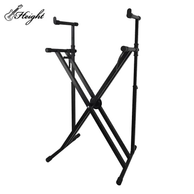 Pull Handle Complete Double Barrel + Raised Frame Electronic Piano Stand Adjustable Piano Stand Musical Instrument Accessories