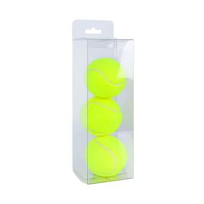 Customized Logo Training Tennis Balls Regular Duty Felt Pressurized Practice Balls