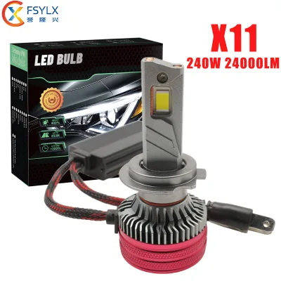 YLX X11 Adjustable Power Luces H7 150W to 240W LED Headlight Para Auto H4 Led H11 9005 9006 Led Car Headlights H7