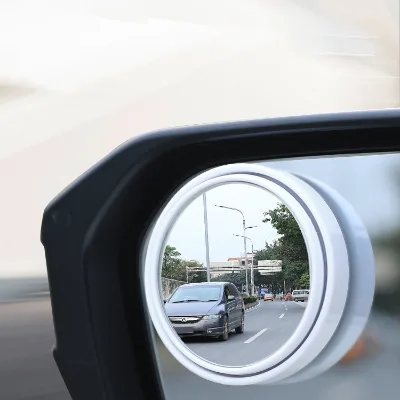 High Quality 360 Degree Rotate Adjustable 58Mm Small Black Blind Spot Mirror