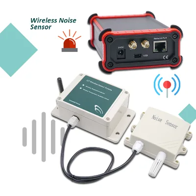 Construction noise meter sound level meter Noise detection system Outdoor Housing Noise tester wireless sensor