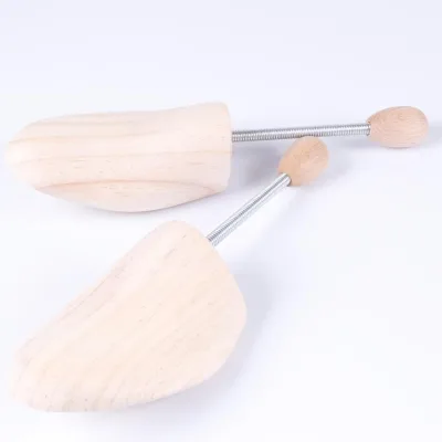 Hot Sale Adjustable Wooden Shape Keeper Pine Wood Spring Shoe Tree for Sneaker Protector Cheap Shoe Tree