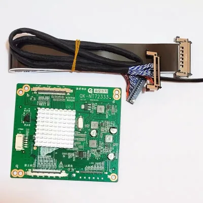 New Arrival Compatible 32" To 110" Commercial Display And LED TV Mainboard Using QK-NT72333 4K to 2K 2K to 4K Lvds Board