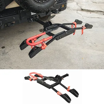 Aluminium Hitch Mount Bike Rack for Denza N7 SUV Foldable Rear Mount Bicycle Carrier 2" Receiver Trailer Hitch Cargo Rack