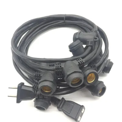 Outdoor string lights factory wholesale Outdoor waterproof string US standard power dustproof lights