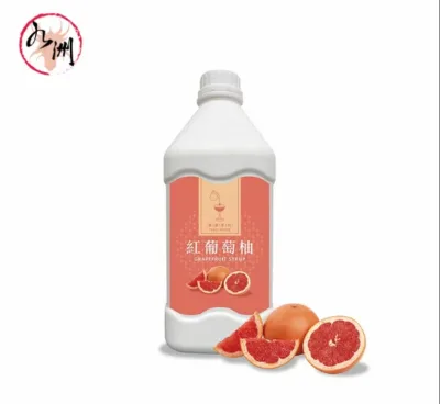 Pure Sweetness Red Grapefruit Premium Flavored Syrup 2.5kg Label HALAL/HACCP For Base Seasoning For Fresh Fruit Tea