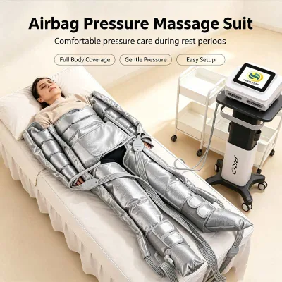 Professional Lymphatic Drainage 24 Air Chambers Compression Massage Suit for Body Slimming Recovery Therapy