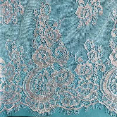 Fancy Nylon Eyelash Lace Fabric Ladies Dress Fabric