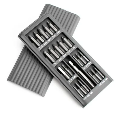 Reverse tooth reverse wire S2 steel tool damaged screw extractor broken head screw extractor