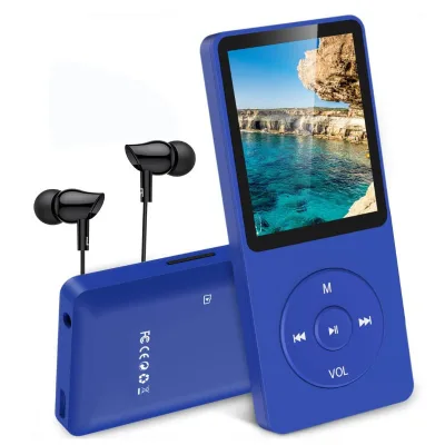 Mp3 Music Player With Lcd Display Built-in Speaker Portable Wireless Bt Audio Receiver Music Playing Sports MP4