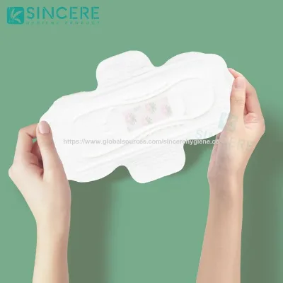 Custom Super Absorption Disposable Cotton Organic Sanitary Pads Women's Menstrual Period