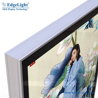 LED Double-Sided Magnetic Rounded Corner Acrylic Aluminum Alloy Ultra-Thin Light Box Advertising Display Board for Shopping Mall