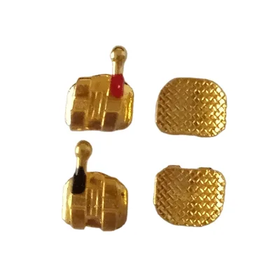Hot China Supply with Cheap Price Ortho Best Quality Orthodontic Brackets Brace /orthodontic Brackets Gold