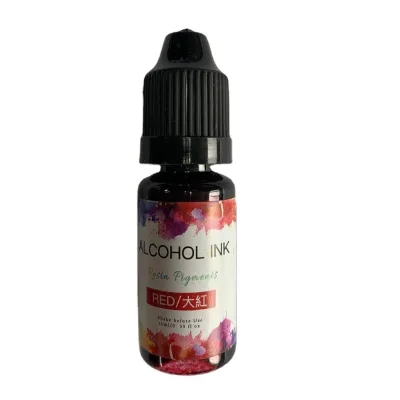 24 Colors 10ML Art Ink Alcohol Resin Pigment Kit Liquid Resin Colorant Dye Ink UV Epoxy Resin Jewelry Making