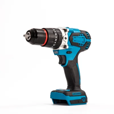 Lithium Battery Hand Electric Drill Brushless Motor Impact Hammer Drill Variable Speed Steel New Condition Plastic Material