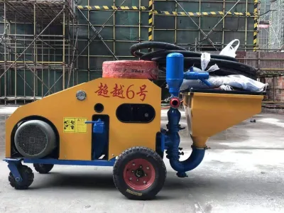 Wall Plastering and Cement Rendering Machine with Motor and Pump 4000W 380V
