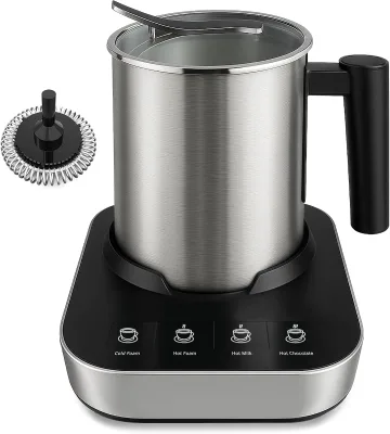 Automatic Hot Cold Frothing NEW Stainless Steel Milk Temperature Control Electric Machine for Milk Trother