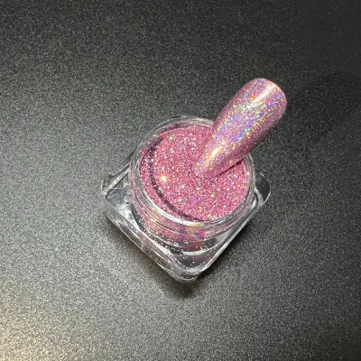 Customized labels Holographic Glitter Fine Glitter Hexagon Highlighter Cosmetic Grade Pigment for Resin Nail Eyeshadow Painting