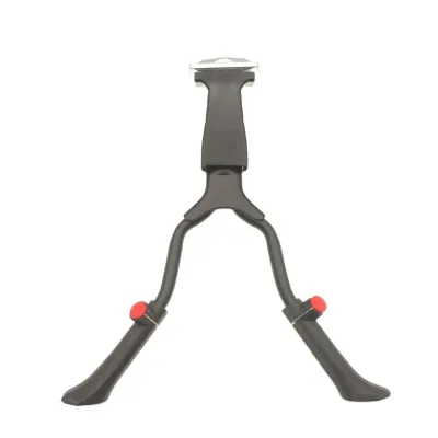 Aluminium Alloy Bike Middle Double Kickstand Support Fit for 24 26 28 Inch 700C Bicycle Kick Bike Stands